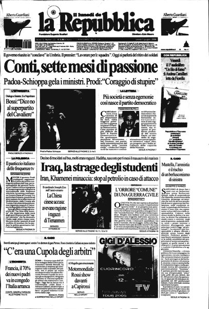 Il lunedì de La repubblica